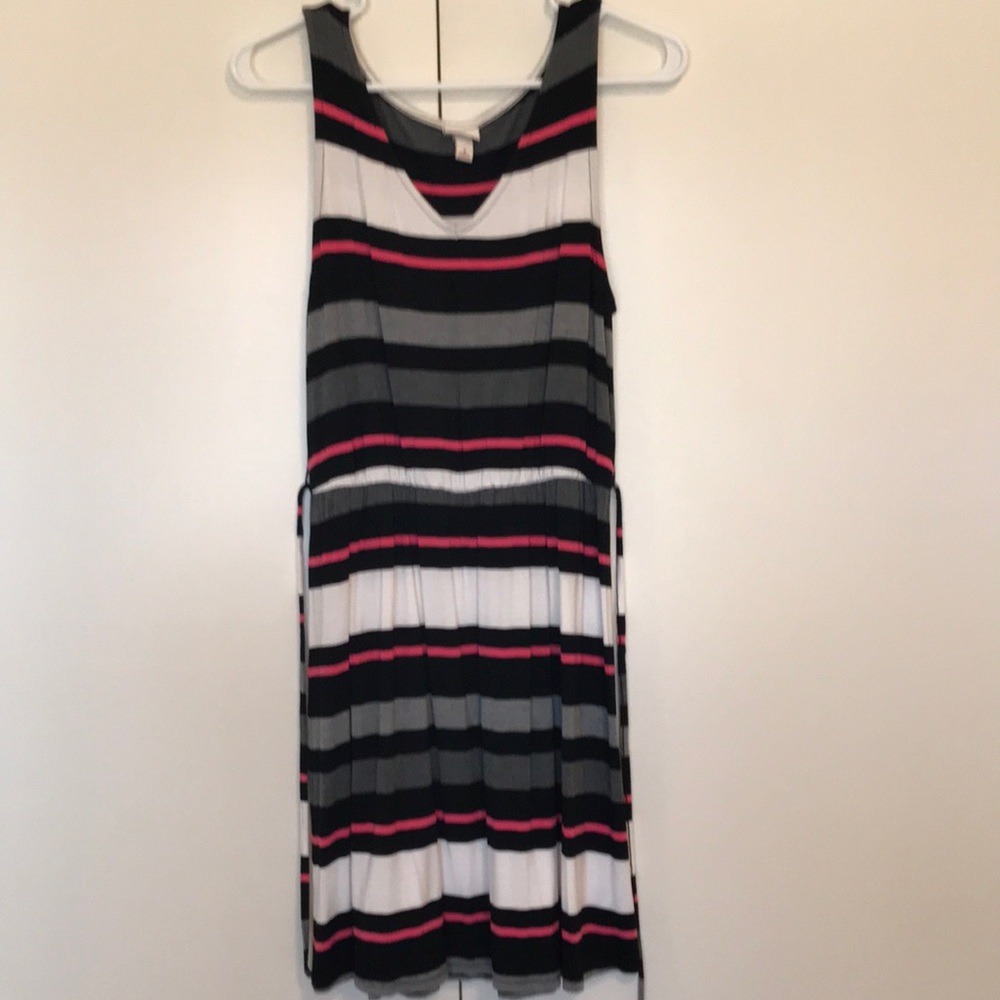Merona striped dress size small